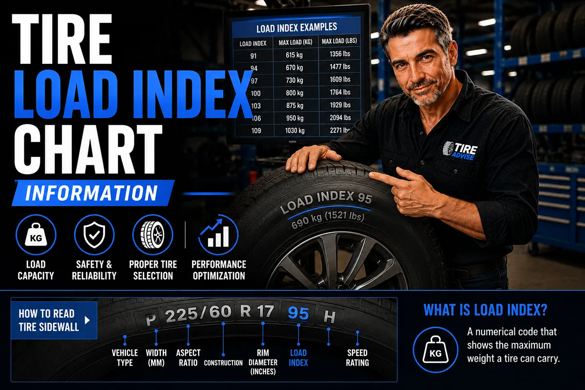 Tire Load Index Chart