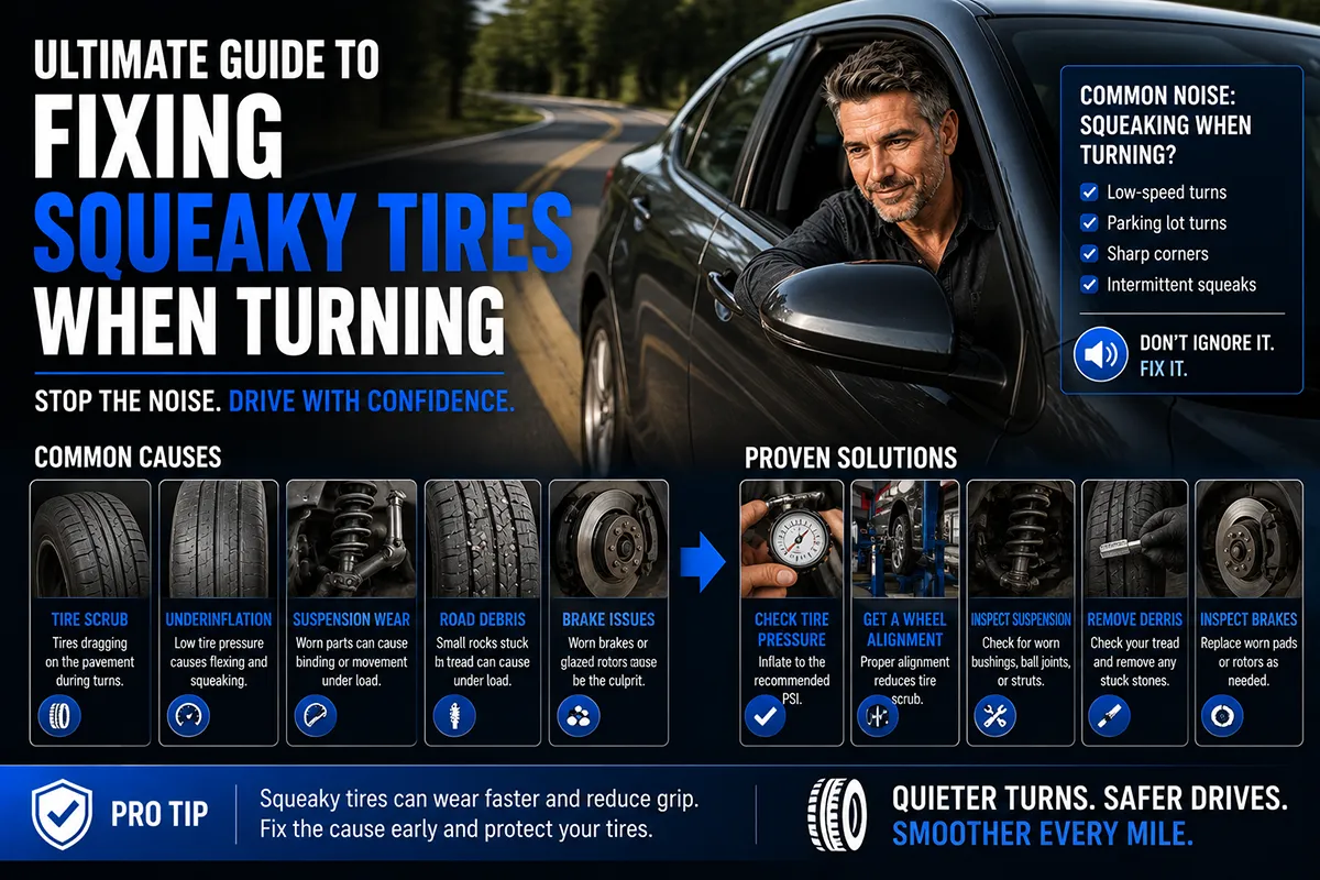How to Fix Squeaky Tires When Turning