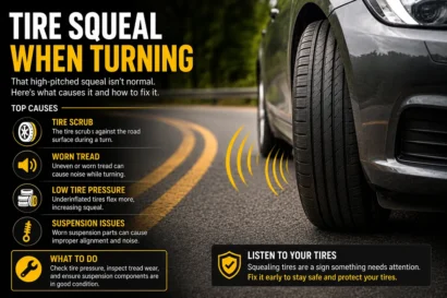 Tires Squeal When Turning