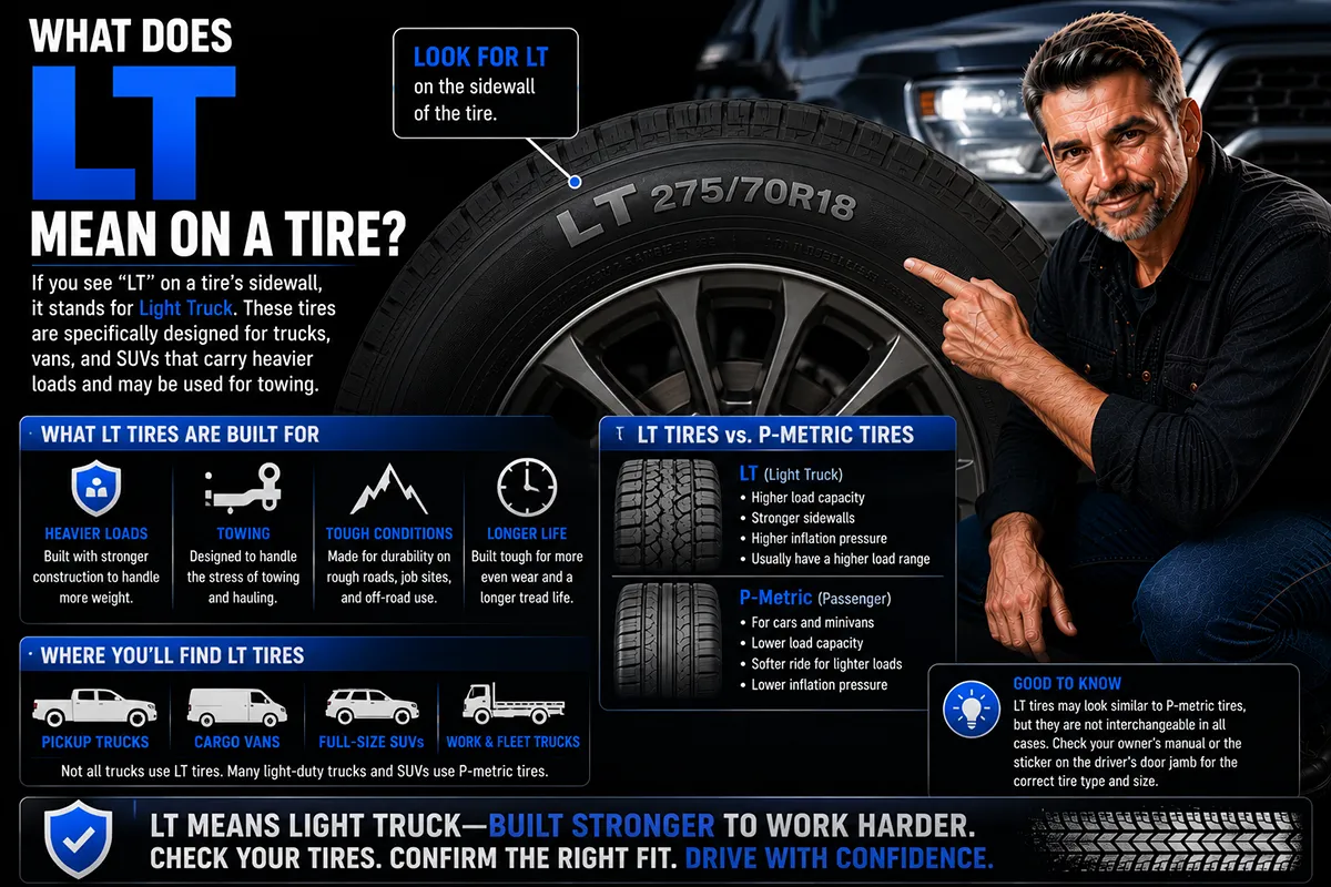 What Does LT Mean on a Tire