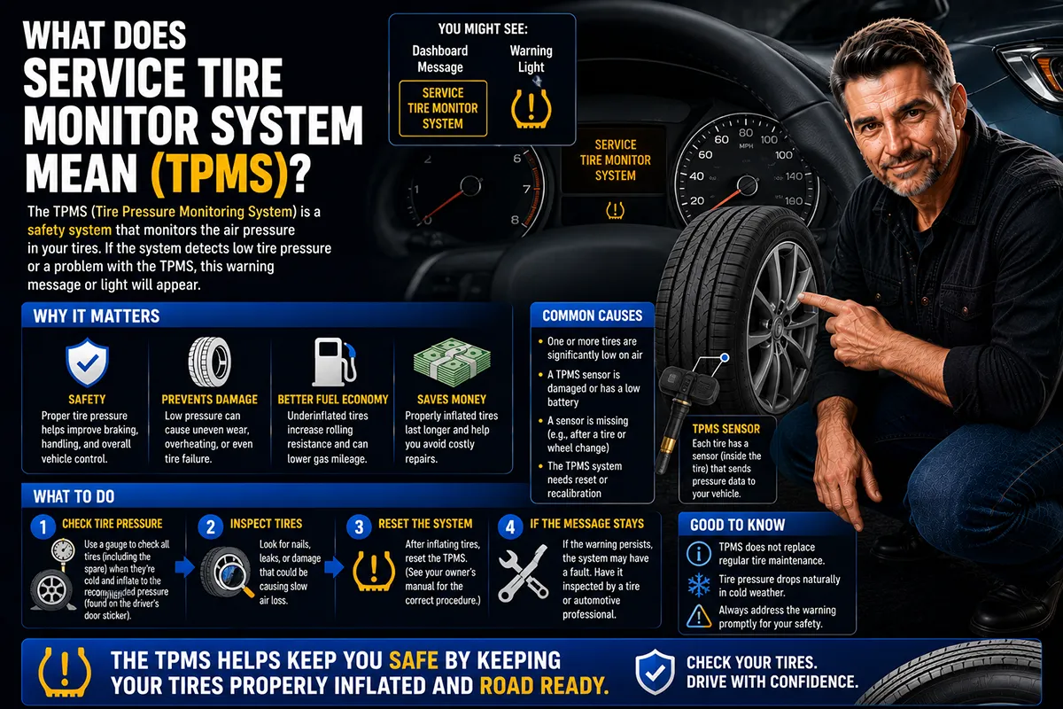 What Does Service Tire Monitor System Mean