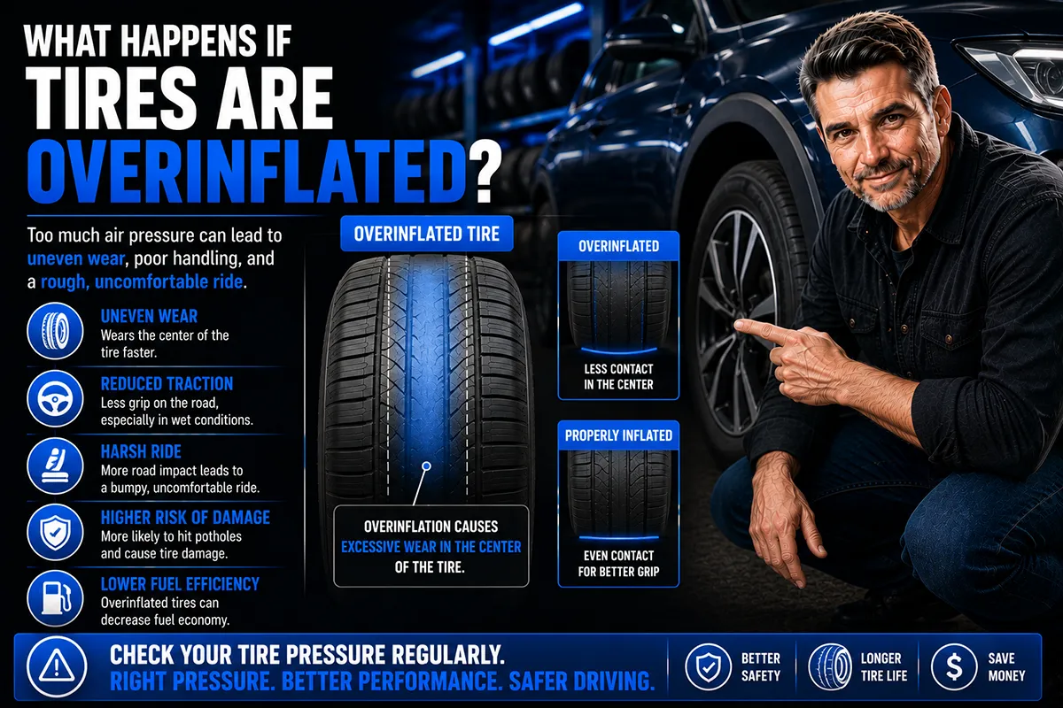 What Happens If Your Tires Are Overinflated