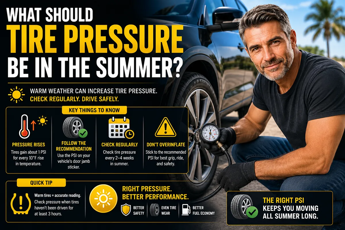 What Should Tire Pressure Be in the Summer
