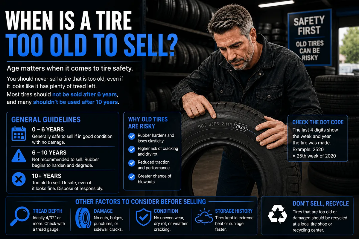 When Is a Tire Too Old to Sell