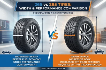 265 vs 285 Tires