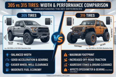 305 vs 315 Tires