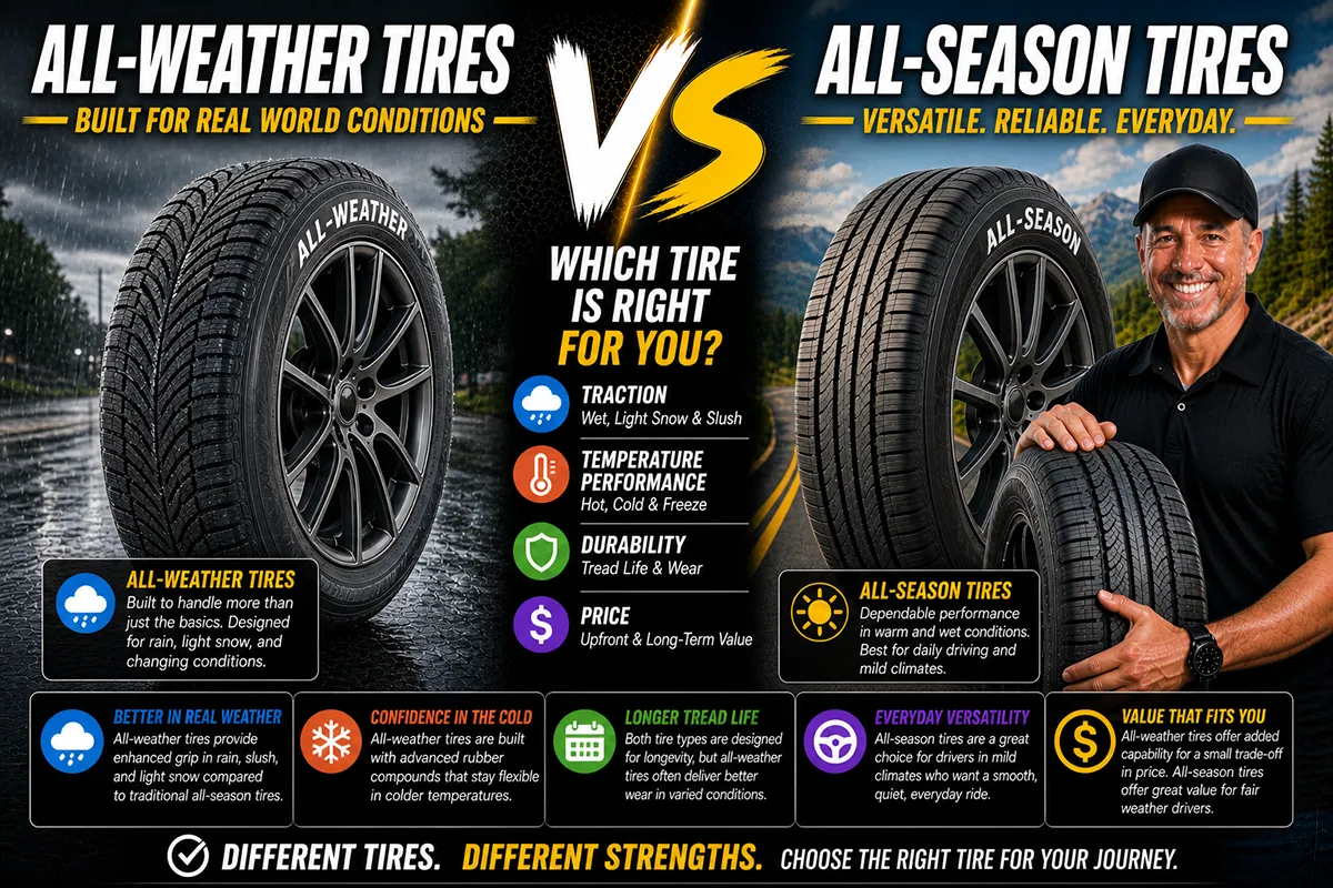 All Weather Tires vs All Season Tires