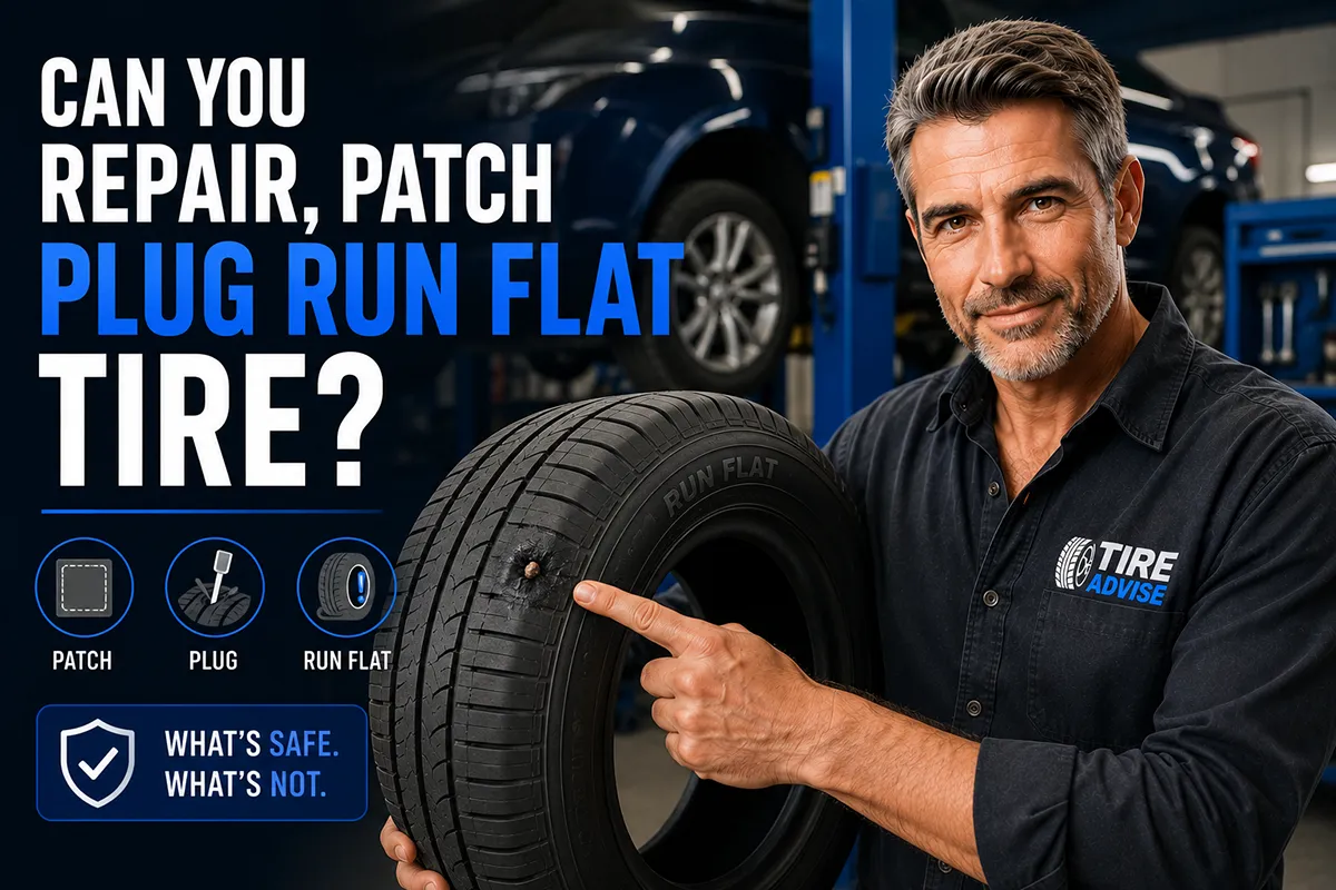 Can You Repair, Patch, or Plug a Run Flat Tire