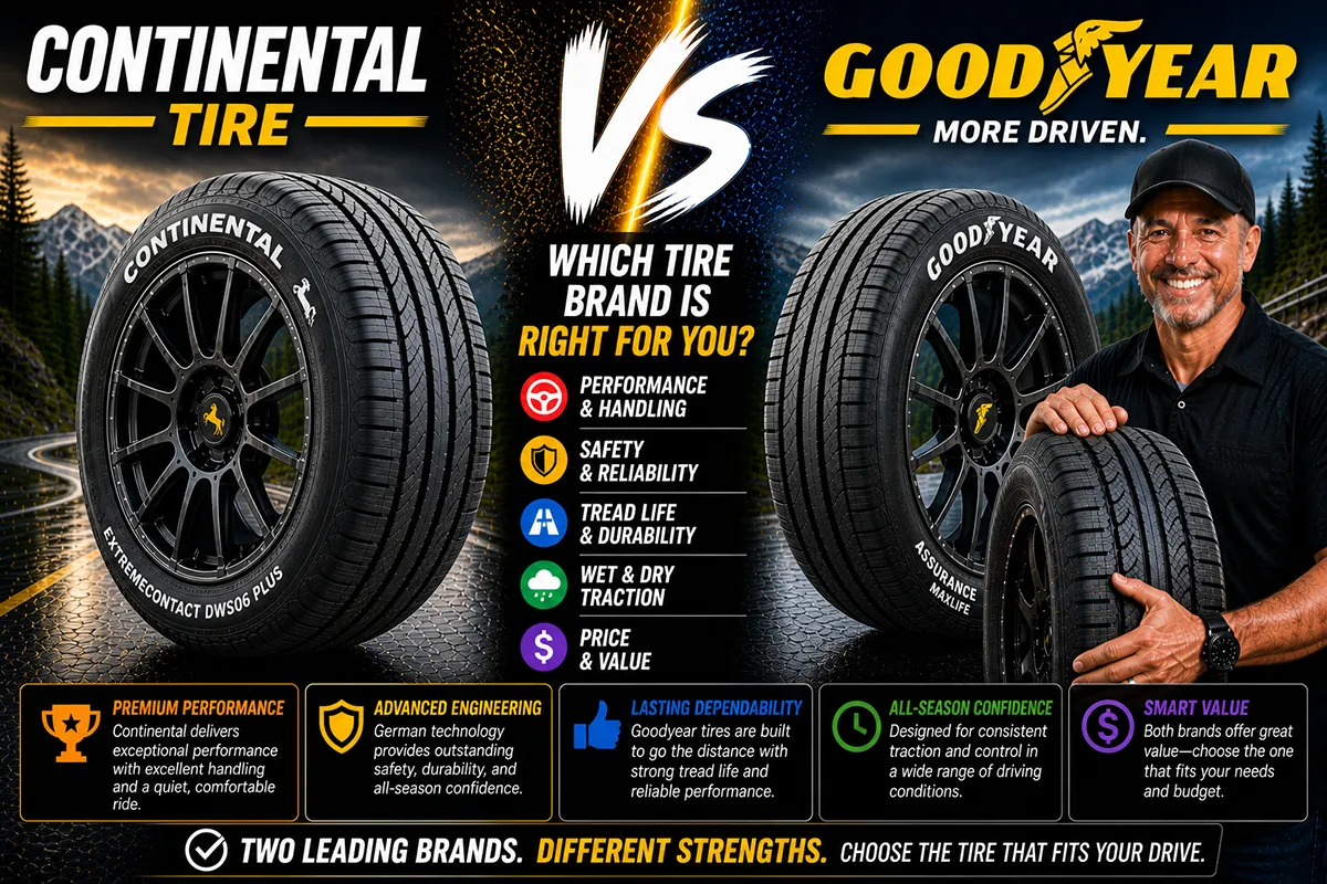 Continental vs. Goodyear Tires