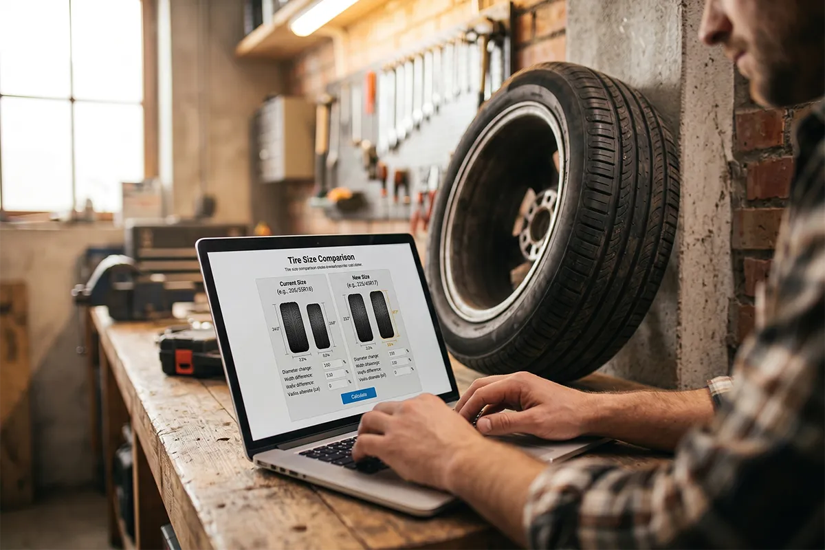 How to Compare Two Tire Sizes