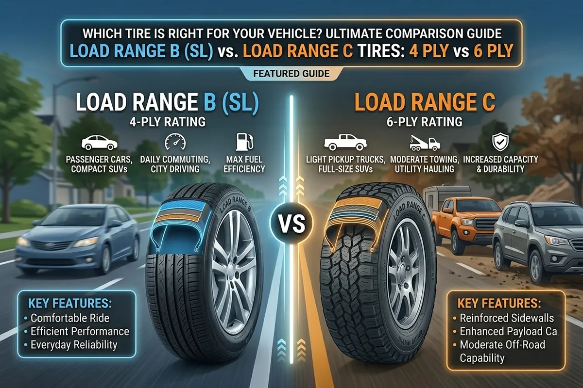 Load Price Rage Load Range B (SL) vs. Load Range C Tires: 4 Ply vs 6 Ply Explained for ...