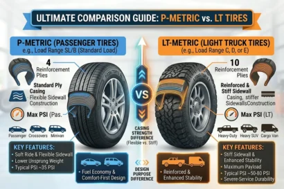 P-Metric vs. LT Tires