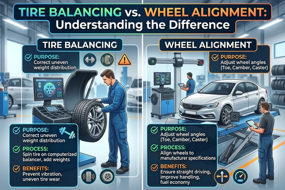 Tire Balancing vs. Alignment