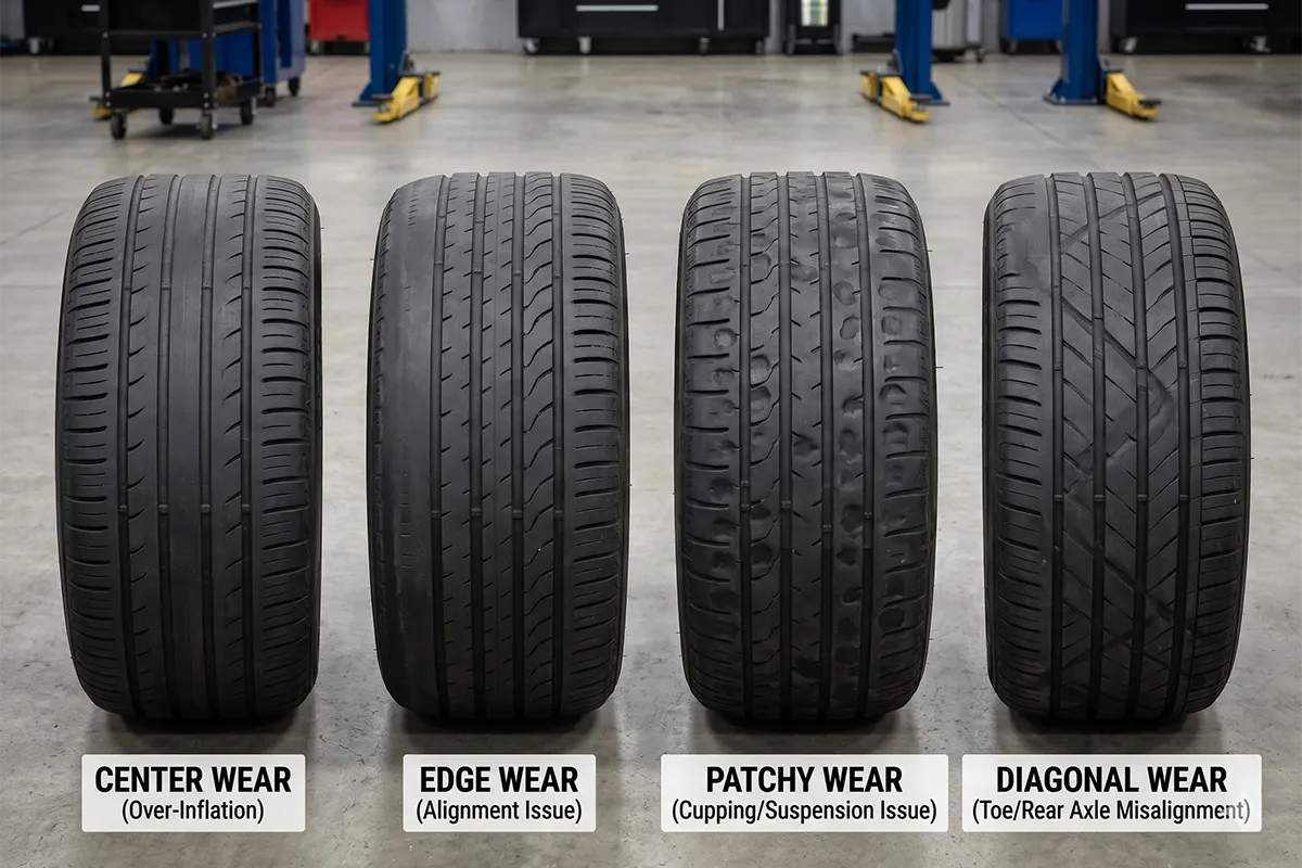 Types of Tire Wear
