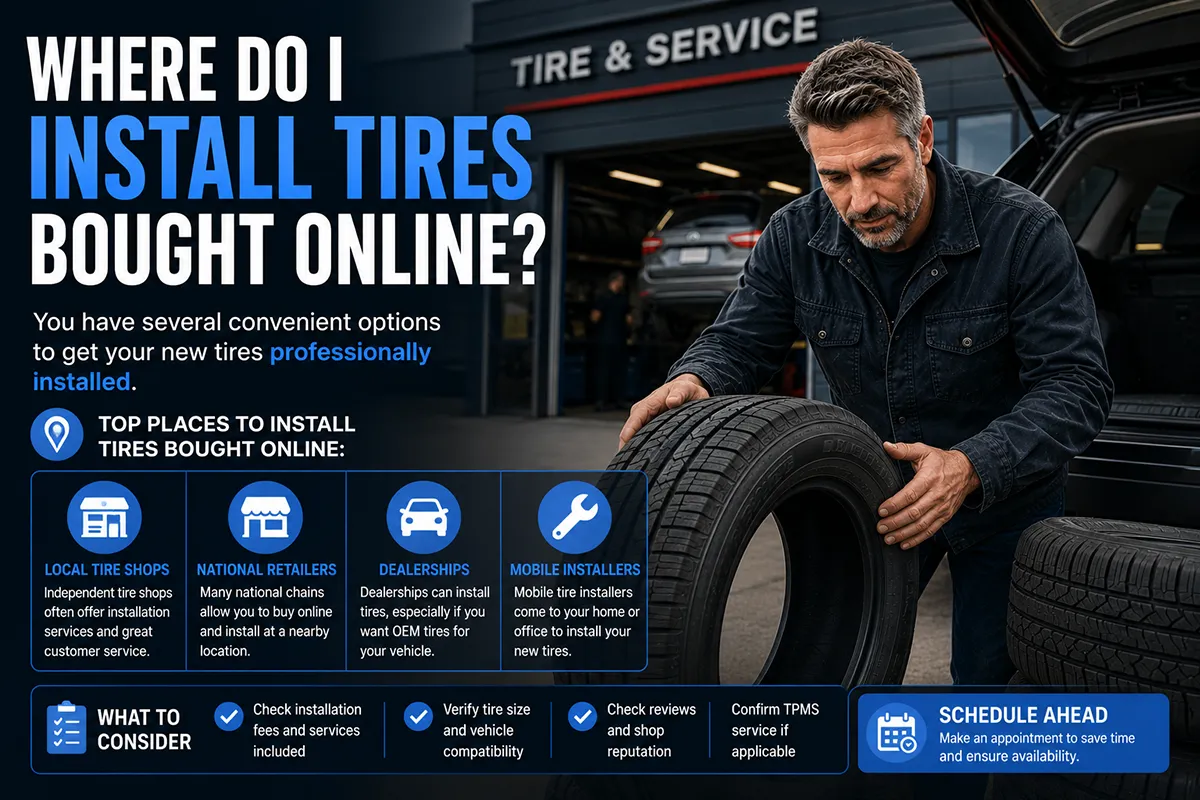 Where Do I Install Tires Bought Online