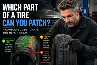 Which Part of a Tire Can You Patch