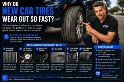 Why Do New Car Tires Wear Out So Fast