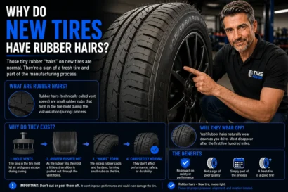 Why Do New Tires Have Rubber Hairs