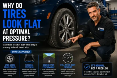 Why Do Tires Look Flat at Optimal Pressure
