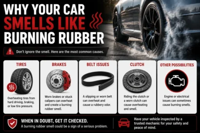 Why Your Car Smells Like Burning Rubber