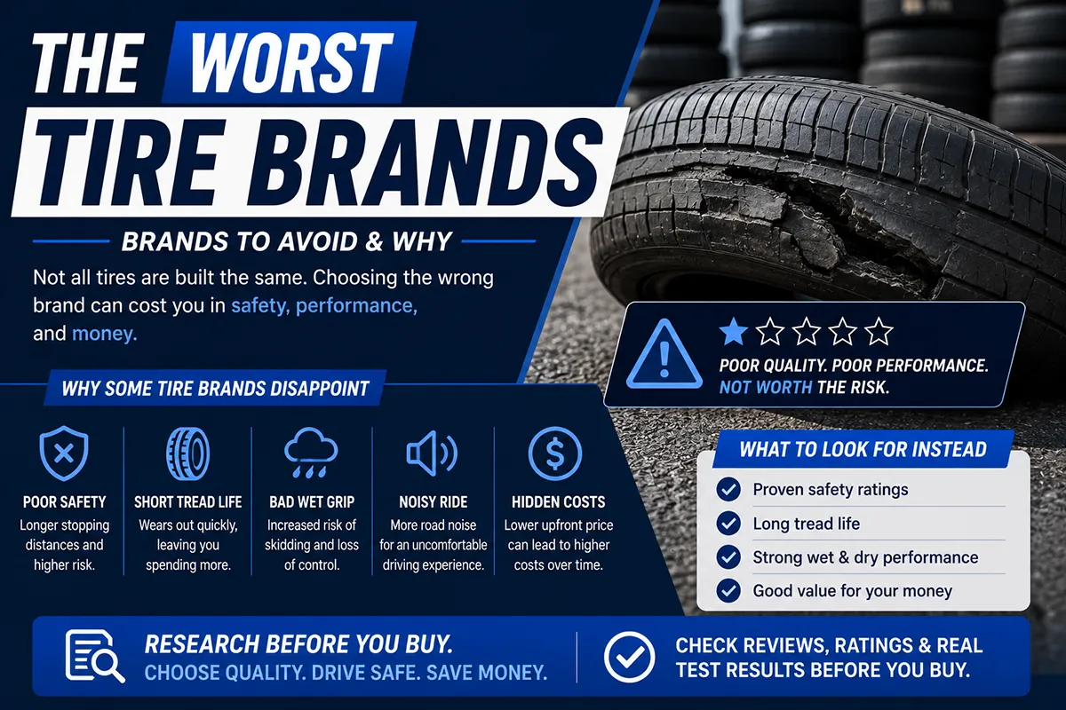 Worst Tire Brands To Avoid