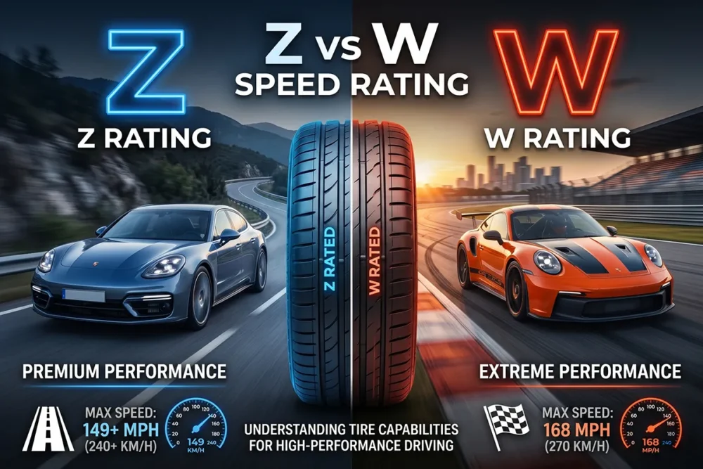 Z vs W Speed Rating