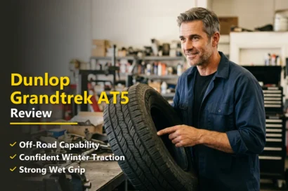 Featured image for Dunlop Grandtrek AT5 Review: I Tested This All-Terrain Tire So You Don't Have To