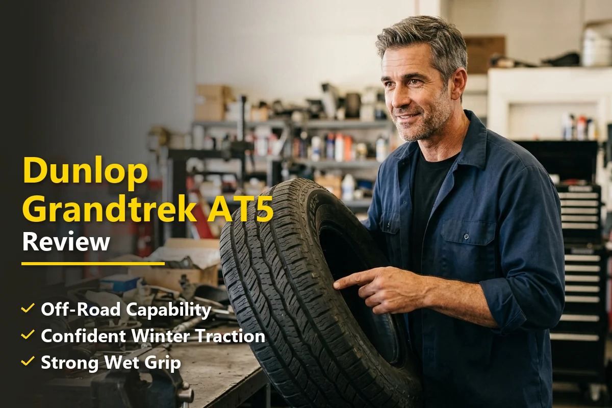 Featured image for Dunlop Grandtrek AT5 Review: I Tested This All-Terrain Tire So You Don't Have To