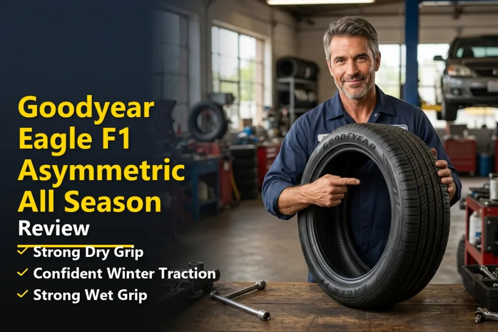 Featured image for Goodyear Eagle F1 Asymmetric All Season Review: Is This Ultra-High Performance Tire Worth the Premium?