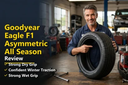Featured image for Goodyear Eagle F1 Asymmetric All Season Review: Is This Ultra-High Performance Tire Worth the Premium?