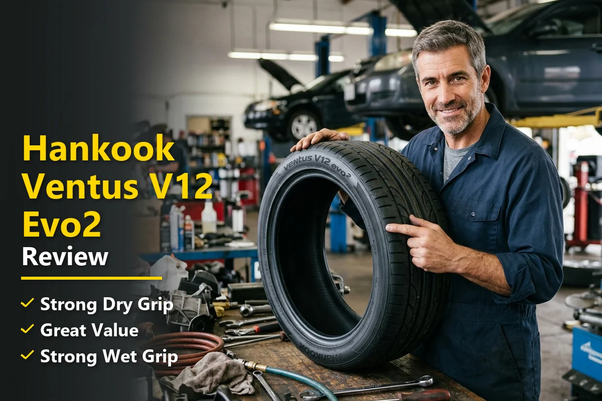 Featured image for Hankook Ventus V12 Evo2 Review: Is This Budget Performance Tire Worth Your Money?