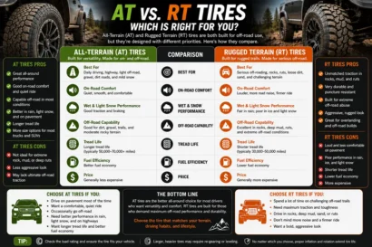 AT vs RT tire comparison