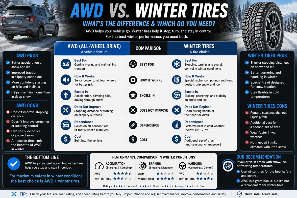 AWD vs Winter Tires