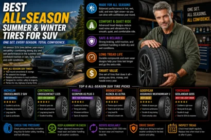 Best All-Season, Summer, and Winter Tires for SUVs in 2026