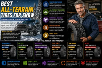 Best All Terrain Tires for Snow That Actually Grip in Winter
