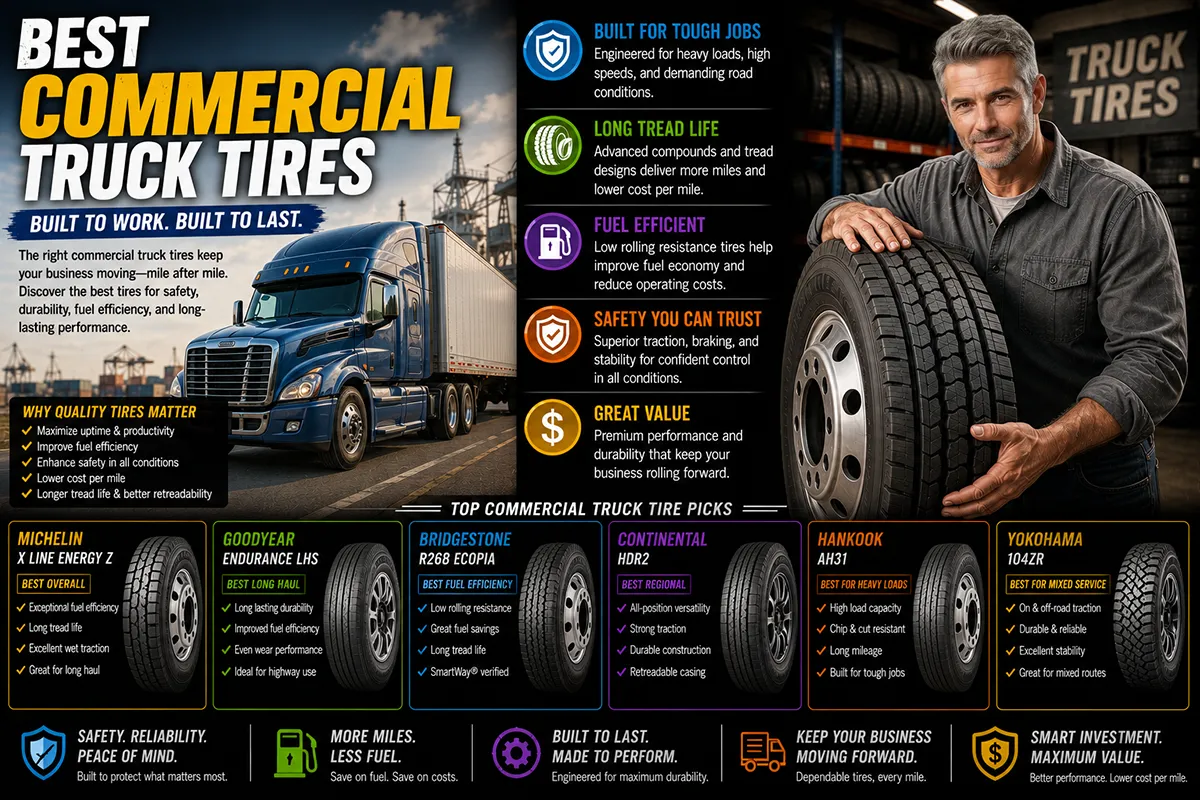 Best Commercial Truck Tires I Recommend After Years of Testing