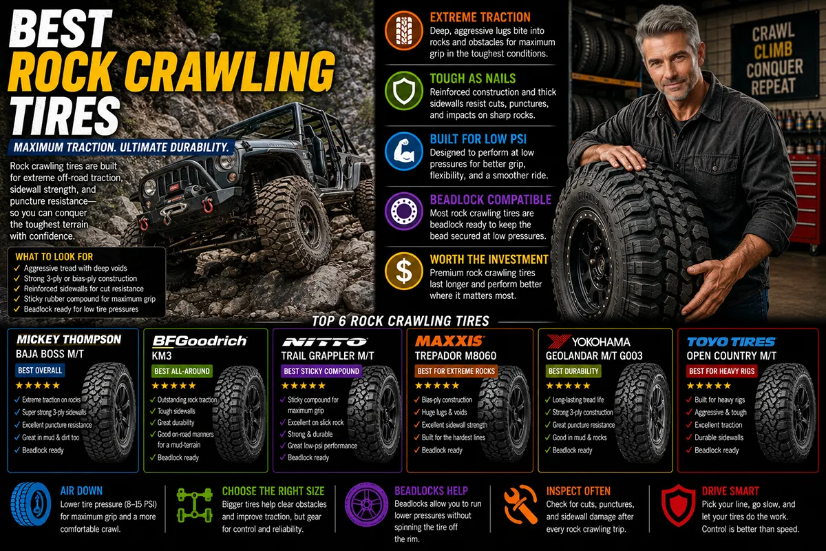 10 Best Rock Crawling Tires I Have Tested and Recommend