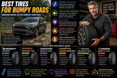 10 Best Tires for Bumpy Roads That Actually Absorb the Punishment