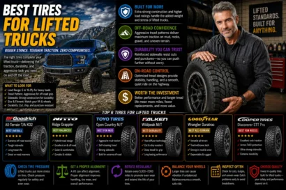 10 Best Tires for Lifted Trucks That Actually Perform Off-Road