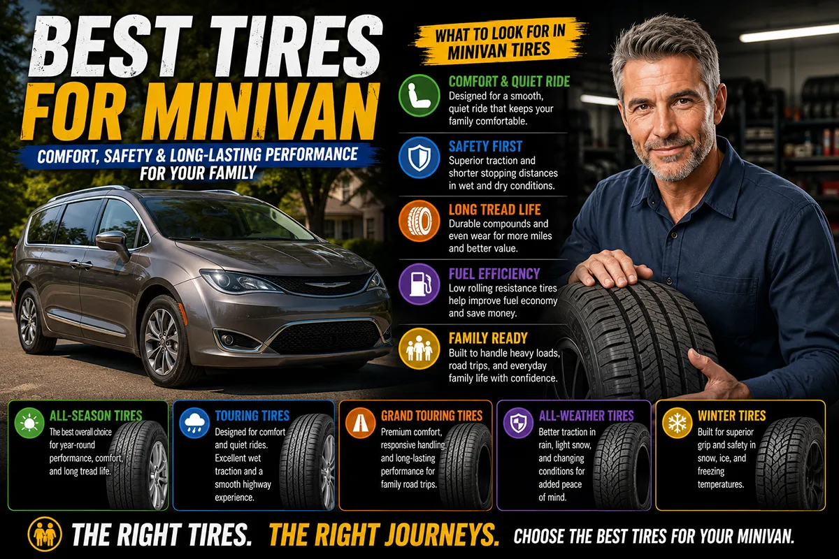 Best Tires for Minivans That Actually Ride Like They Should
