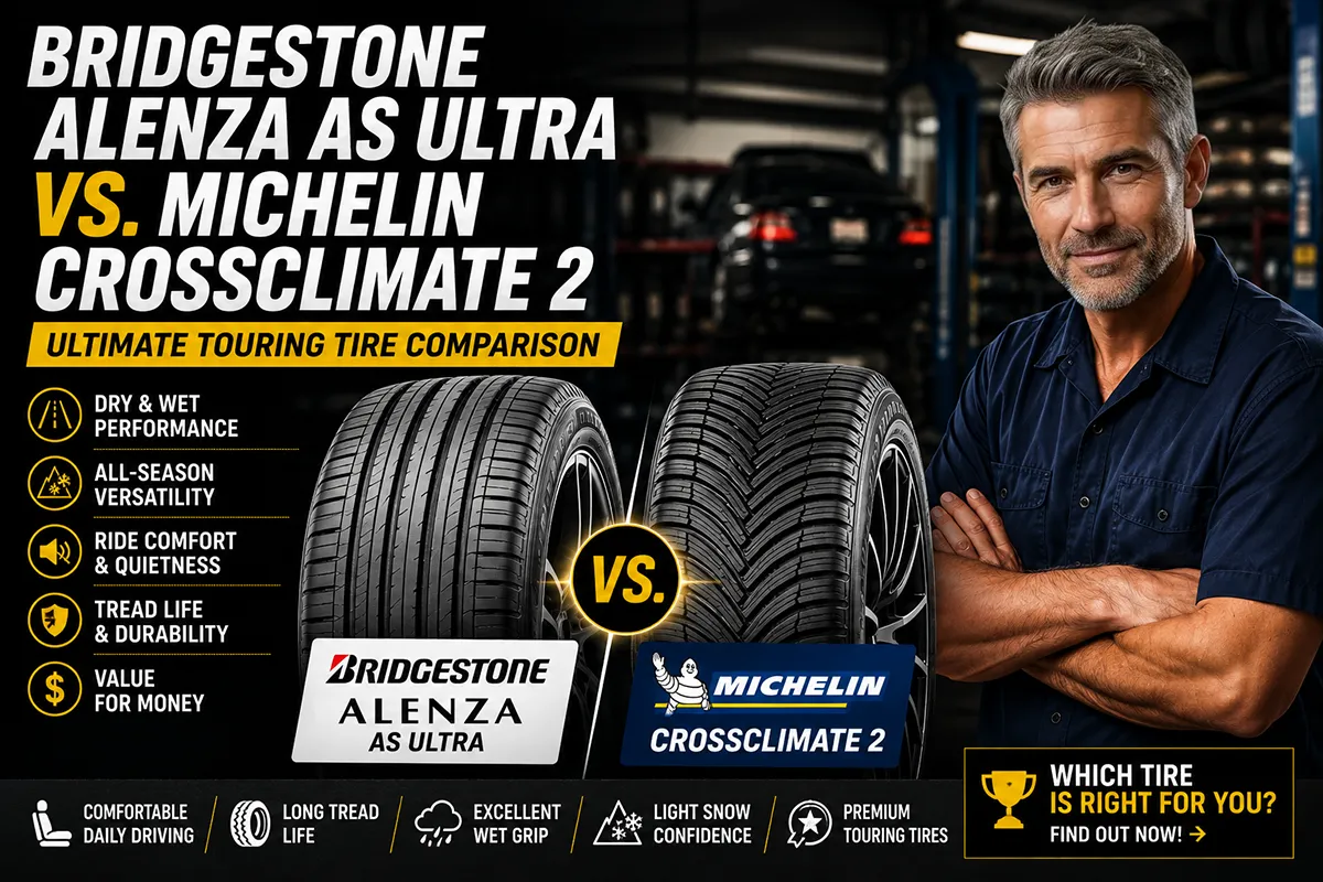 Bridgestone Alenza AS Ultra vs Michelin CrossClimate 2