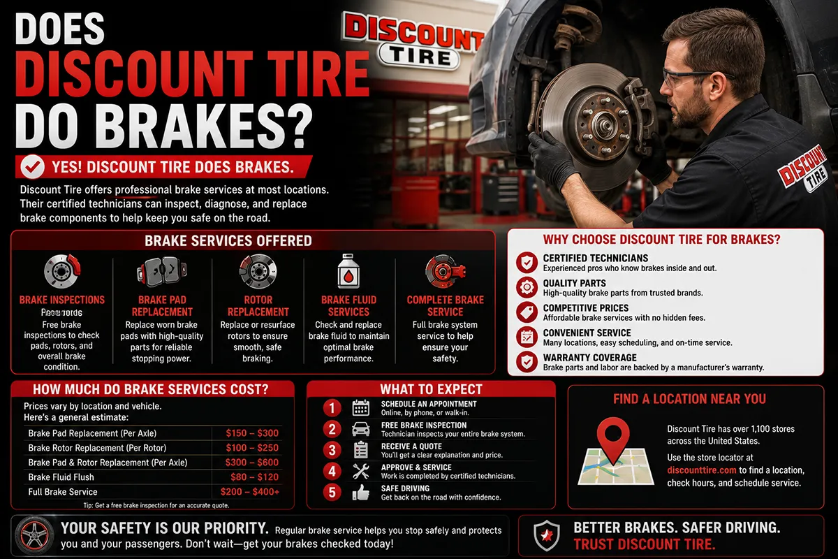 Does Discount Tire Do Brakes