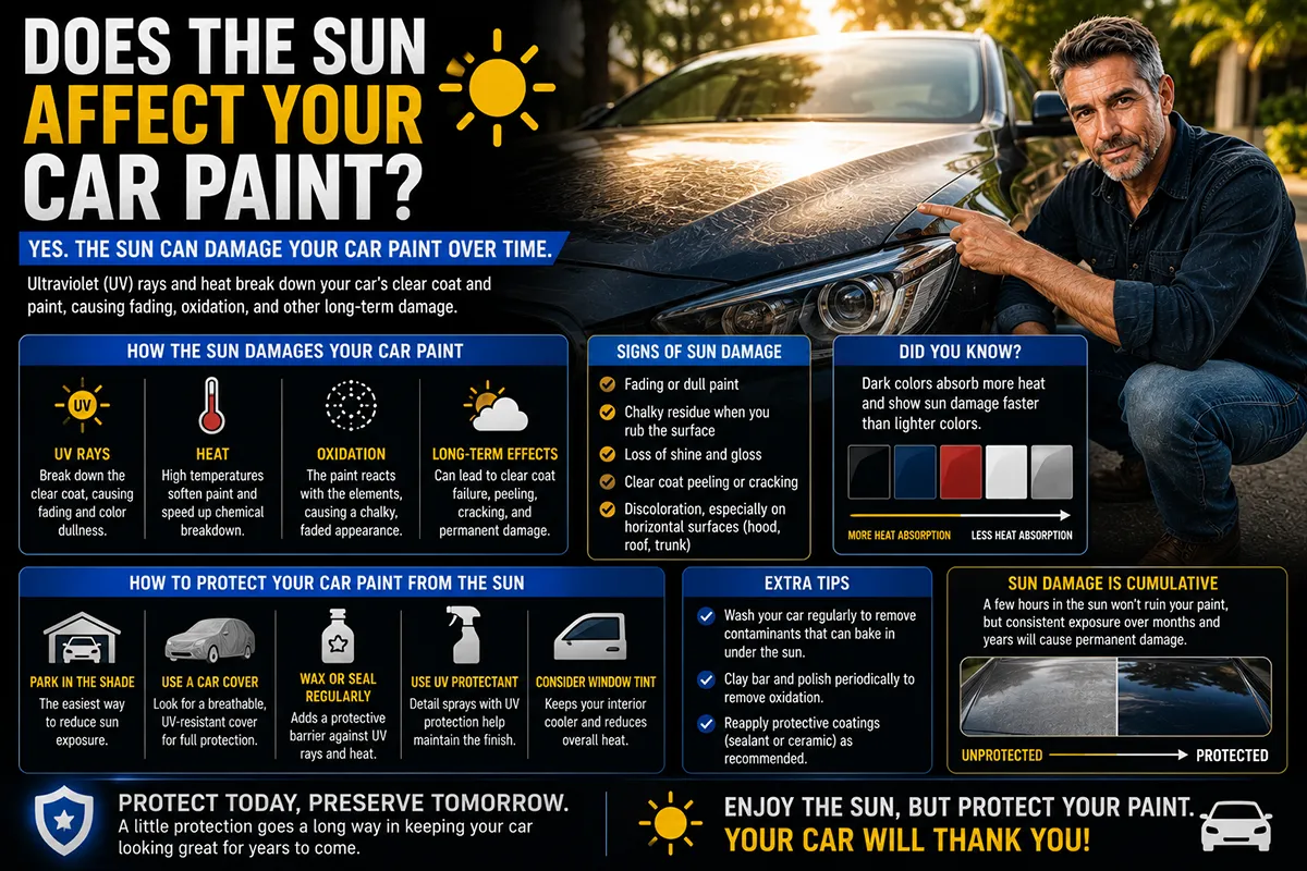 Does the Sun Affect Your Car Paint