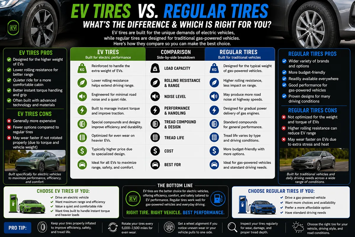 EV Tires vs Regular Tires