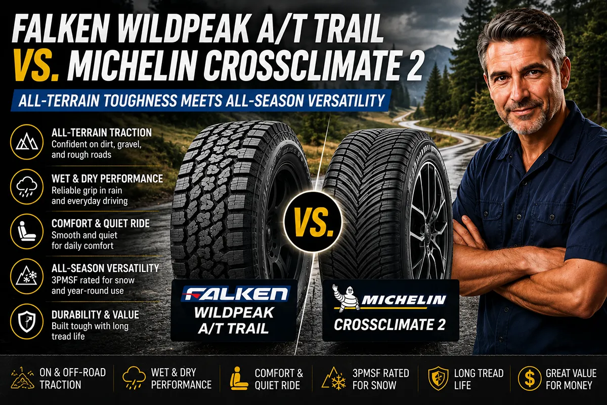 Falken Wildpeak AT Trail vs Michelin CrossClimate 2