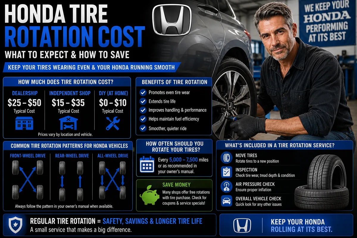 Honda Tire Rotation Cost