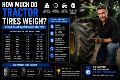 How Much Do Tractor Tires Weigh