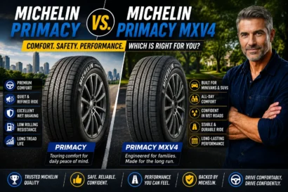 Michelin Primacy vs Primacy MXV4