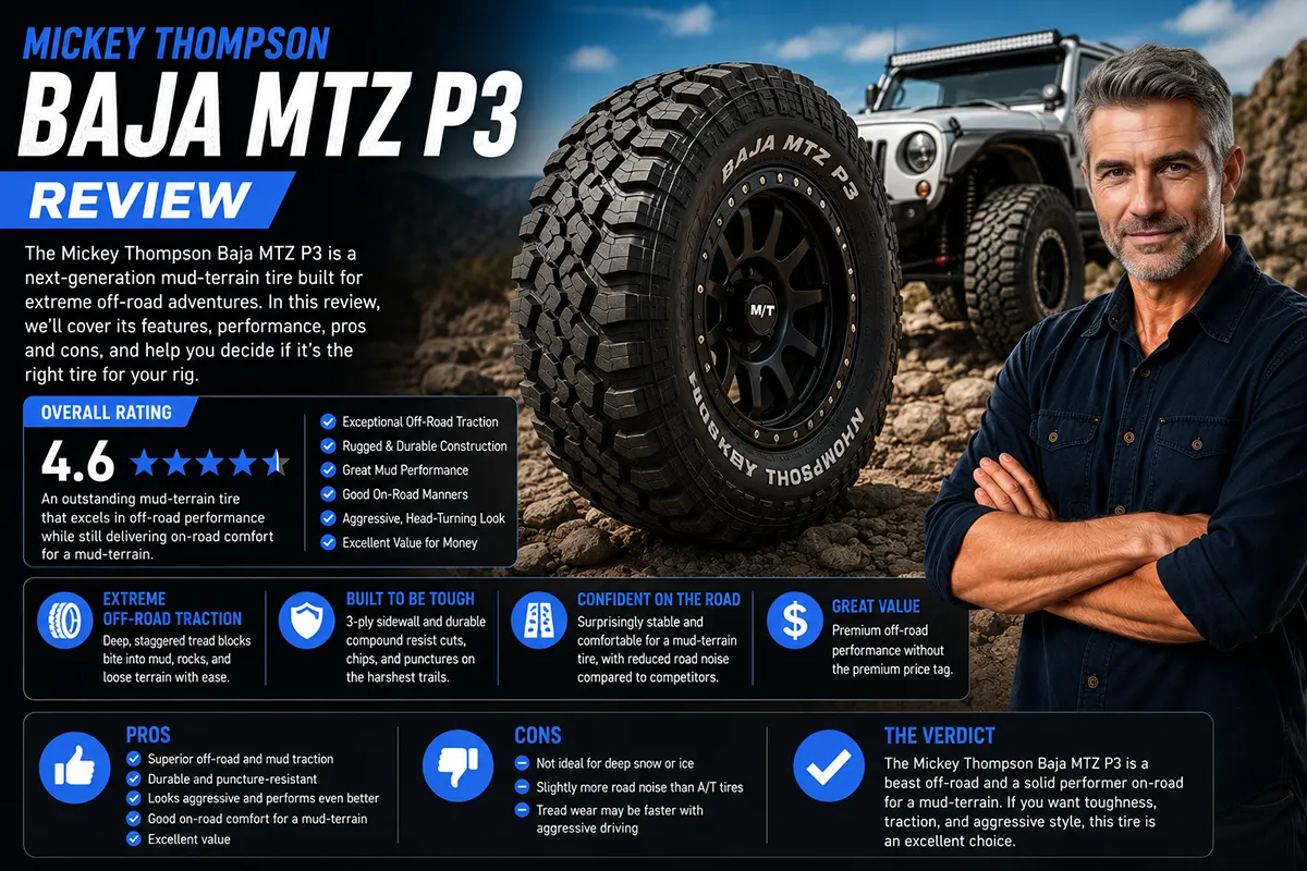 Mickey Thompson Baja MTZ P3 Review