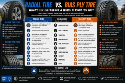 Radial Tire vs Bias Ply Tire